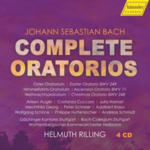 Bach J S - Complete Oratorios (4 Cd) i gruppen Externt_Lager / Naxoslager hos Bengans Skivbutik AB (3704319)