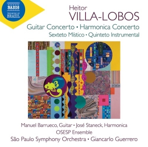 Villa-Lobos Heitor - Guitar Concerto Harmonica Concerto i gruppen Externt_Lager / Naxoslager hos Bengans Skivbutik AB (3704332)