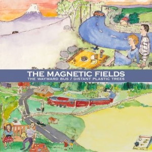 The Magnetic Fields - The Wayward Bus / Distant Plastic T i gruppen VINYL / Rock hos Bengans Skivbutik AB (3728314)