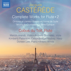 Casterede Jacques - Complete Works For Flute, Vol. 2 i gruppen Externt_Lager / Naxoslager hos Bengans Skivbutik AB (3729413)