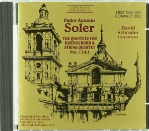 Soler Antonio - Quintets For Harpsichord i gruppen Externt_Lager / Naxoslager hos Bengans Skivbutik AB (3734592)