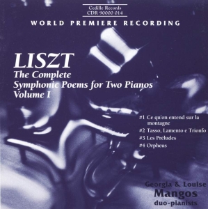 Liszt Franz - Symphonic Poems For Two Pianos i gruppen Externt_Lager / Naxoslager hos Bengans Skivbutik AB (3734593)