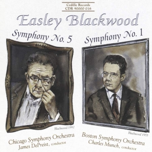 Blackwood Easley - Symphonies Nos 5 & 1 i gruppen Externt_Lager / Naxoslager hos Bengans Skivbutik AB (3734599)