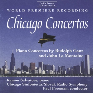 Ganz/La Montaine - Chicago Concertos i gruppen Externt_Lager / Naxoslager hos Bengans Skivbutik AB (3734611)