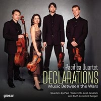 Janacek/Seeger/Hindemith - Pacifica Quartet: Declarations i gruppen Externt_Lager / Naxoslager hos Bengans Skivbutik AB (3734672)