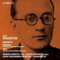 Skalkottas Nikos - Sinfonietta Concerto For Violin, P i gruppen MUSIK / SACD / Klassiskt hos Bengans Skivbutik AB (3743369)