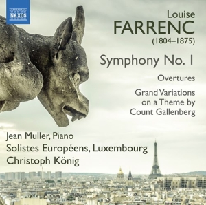 Farrenc Louise - Symphony No. 1 Overtures Nos. 1-2 i gruppen Externt_Lager / Naxoslager hos Bengans Skivbutik AB (3743498)