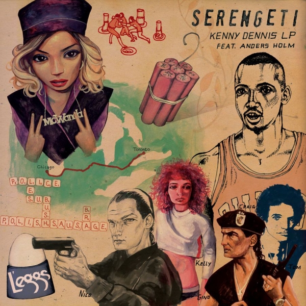 Serengeti - Kenny Dennis Lp i gruppen CD / Toppsäljare hos Bengans Skivbutik AB (3744489)