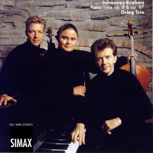 Grieg Trio - Brahms:Klav Trio Op 8/87 i gruppen Externt_Lager / Naxoslager hos Bengans Skivbutik AB (3744591)