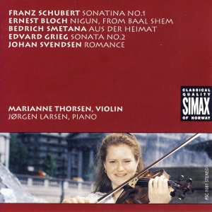 Thorsenmarianne - Grieg/Svendsen/Schubert:Fiolin i gruppen Externt_Lager / Naxoslager hos Bengans Skivbutik AB (3744946)