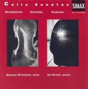 Birkelandøystein/Brownian - Cellosonater/Prok/Shost/Schnit i gruppen CD / Klassiskt hos Bengans Skivbutik AB (3746143)