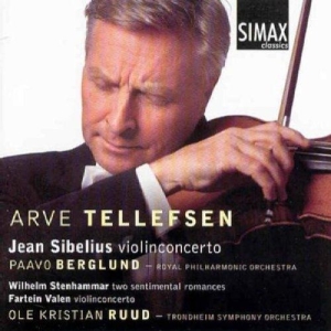 Tellefsenarve/Trondh.S.O. - Sibelius:Fiolinkonsert/Valen i gruppen Externt_Lager / Naxoslager hos Bengans Skivbutik AB (3746161)