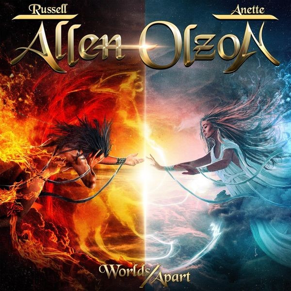 Allen / Olzon - Worlds Apart i gruppen CD / Hårdrock/ Heavy metal hos Bengans Skivbutik AB (3747739)