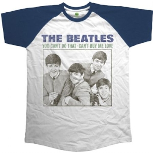 Beatles - The Beatles Unisex Raglan Tee: You Can't i gruppen ÖVRIGT / BW-T-shirts hos Bengans Skivbutik AB (3750243)