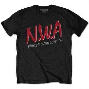 N.W.A - N.W.A Unisex Tee: Straight Outta Compton i gruppen MERCH / T-Shirt / Sommar T-shirt 23 hos Bengans Skivbutik AB (3751169r)