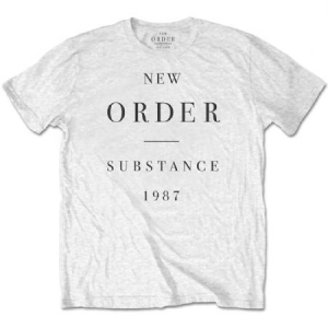New Order - New Order Unisex Tee: Substance i gruppen MERCH / T-Shirt / Sommar T-shirt 23 hos Bengans Skivbutik AB (3751211r)