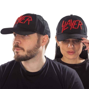 Slayer - Logo Bl Baseball C i gruppen MERCHANDISE / Keps / Hårdrock hos Bengans Skivbutik AB (3754526)