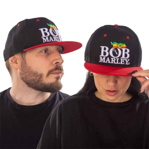 Bob Marley - Logo Bl Snapback C i gruppen MERCHANDISE / Keps / Reggae hos Bengans Skivbutik AB (3754527)