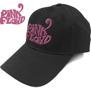 Pink Floyd - Retro Swirl Logo Bl Baseball C i gruppen MERCHANDISE / Keps / Pop-Rock hos Bengans Skivbutik AB (3754532)