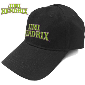 Jimi Hendrix - Arched Logo Bl Baseball C i gruppen MERCHANDISE / Keps / Pop-Rock hos Bengans Skivbutik AB (3755175)