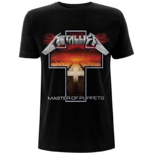 Metallica - Master Of Puppets Cross (Large) Unisex T-Shirt i gruppen ÖVRIGT / BW-T-shirts hos Bengans Skivbutik AB (3755198)