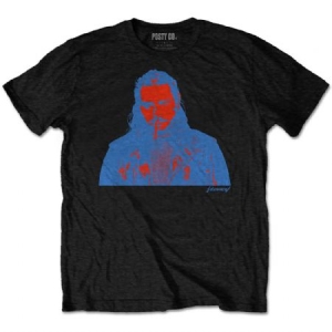 Post Malone - POST MALONE UNISEX TEE: RED & BLUE PHOTO i gruppen MERCH / Test-Tshirts hos Bengans Skivbutik AB (3756655r)