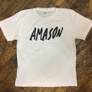 Amason -  T-Shirt Black logo, eco i gruppen CDON - Exporterade Artiklar_Manuellt / T-shirts_CDON_Exporterade hos Bengans Skivbutik AB (3757604)