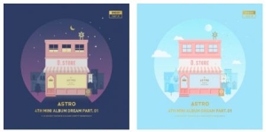Astro - 4th Mini - DREAM PART.01 (Random Vers) i gruppen Minishops / K-Pop Minishops / Astro hos Bengans Skivbutik AB (3759763)