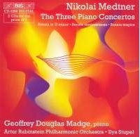 Medtner Nikolay - Piano Concertos Nos 1-3 i gruppen Externt_Lager / Naxoslager hos Bengans Skivbutik AB (3760560)