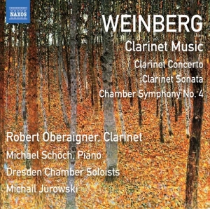 Weinberg Mieczyslaw - Clarinet Concerto Clarinet Sonata i gruppen Externt_Lager / Naxoslager hos Bengans Skivbutik AB (3762796)