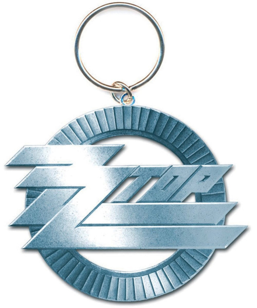 ZZ Top - ZZ Top Standard Keychain: Circle Logo i gruppen MERCH / Accessoarer / Nyckelringar hos Bengans Skivbutik AB (3769214)
