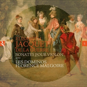 De La Guerre Elisabeth Jacquet - Sonates Pour Violon i gruppen Externt_Lager / Naxoslager hos Bengans Skivbutik AB (3769979)