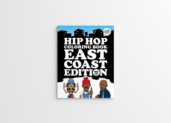 Mark 563 - Hip Hop Coloring Book: East Coast Edition i gruppen ÖVRIGT / Övriga böcker hos Bengans Skivbutik AB (3773950)
