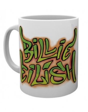 Billie Eilish - Graffiti Mug i gruppen MERCHANDISE / Mugg / Pop-Rock hos Bengans Skivbutik AB (3778733)