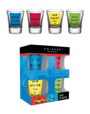 Friends - Quotes Shot Glasses i gruppen ÖVRIGT / Merchandise hos Bengans Skivbutik AB (3778754)