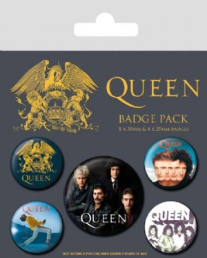 Queen - Badge Pack i gruppen ÖVRIGT / MK Test 7 hos Bengans Skivbutik AB (3778771)