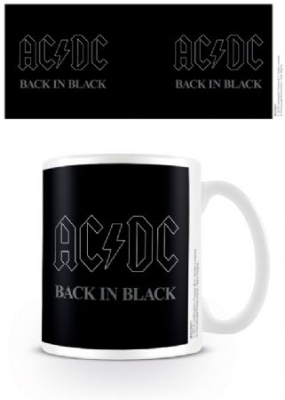 AC/DC - Back In Black Coffee Mug i gruppen VI TIPSAR / Tips Merch hos Bengans Skivbutik AB (3778790)