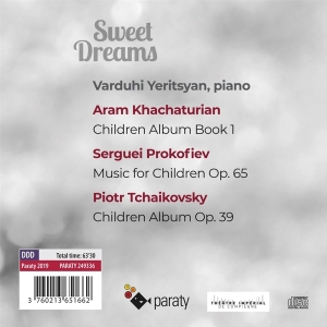 Yeritsyan Varduhi - Sweet Dreams i gruppen CD / Klassiskt,Övrigt hos Bengans Skivbutik AB (3793779)