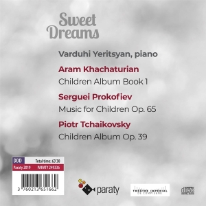 Varduhi Yeritsyan - Sweet Dreams i gruppen CD / Klassiskt hos Bengans Skivbutik AB (3793779)