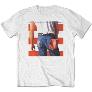Bruce Springsteen -  Born In The Usa Uni Wht     (M) i gruppen MERCHANDISE / T-shirt / Pop-Rock hos Bengans Skivbutik AB (3804715)