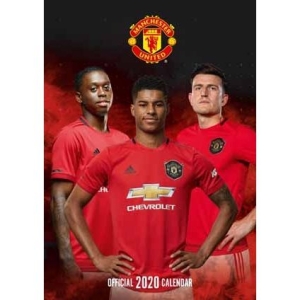 Manchester United - Official 2020 Calendar i gruppen ÖVRIGT / Merchandise hos Bengans Skivbutik AB (3805085)