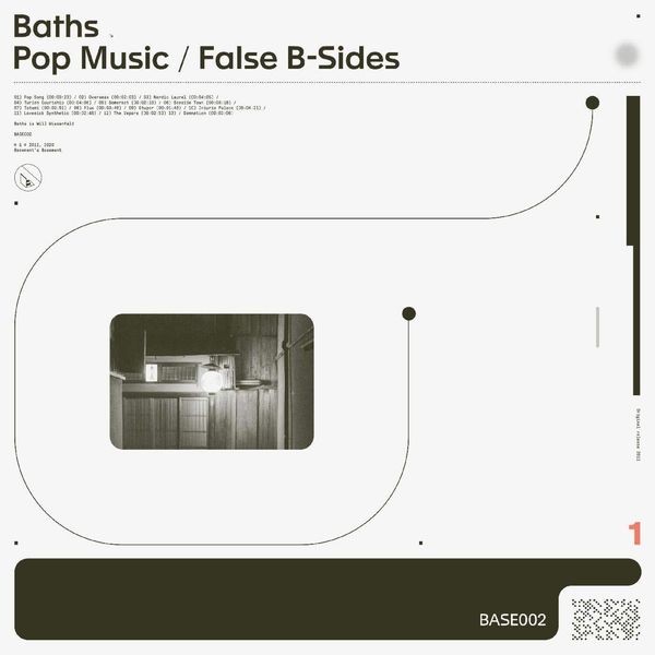 Baths - Pop Music/False B-Sides (Cream Viny i gruppen VINYL / Pop hos Bengans Skivbutik AB (3811478)