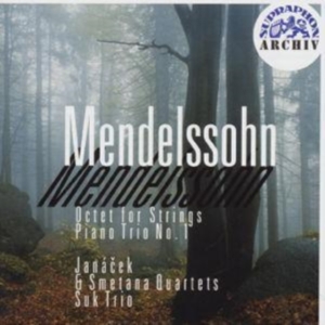Mendelssohn Felix - Octet For Strings, Piano Trio No. 1 i gruppen Externt_Lager / Naxoslager hos Bengans Skivbutik AB (3814045)