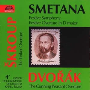 Smetana Bedrich Å kroup FrantiÅ¡ek - Festive Symphony, Festive Overture, i gruppen Externt_Lager / Naxoslager hos Bengans Skivbutik AB (3814389)