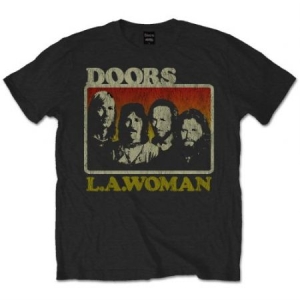 Doors/ T-shirt - LA Woman (Men Black) (S)  i gruppen ÖVRIGT / Kampanjgrupp12Visma hos Bengans Skivbutik AB (3826822)