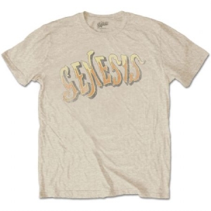 Genesis/ T-shirt -  Vintage Logo - Golden (Men Light) (M)  i gruppen ÖVRIGT / Merch CDON 2306 hos Bengans Skivbutik AB (3827383)