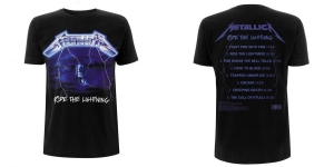 Metallica - T/S Ride The Lightning Tracks (S) i gruppen MERCHANDISE / T-shirt / Nyheter / Hårdrock hos Bengans Skivbutik AB (3827667)