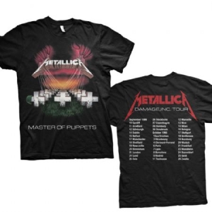 Metallica - T-shirt - Master of Puppets European Tour '86 (Back Print) (Men Black) i gruppen MERCH / Test-Tshirts hos Bengans Skivbutik AB (3827671r)