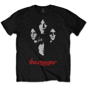 The Stooges - Group Shot Uni Bl T-Shirt  (L) i gruppen MERCHANDISE / T-shirt / Punk hos Bengans Skivbutik AB (3828288)