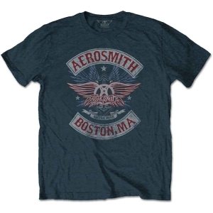 Aerosmith - Boston Pride Uni Denim    i gruppen MERCHANDISE / T-shirt / Hårdrock hos Bengans Skivbutik AB (3833925r)